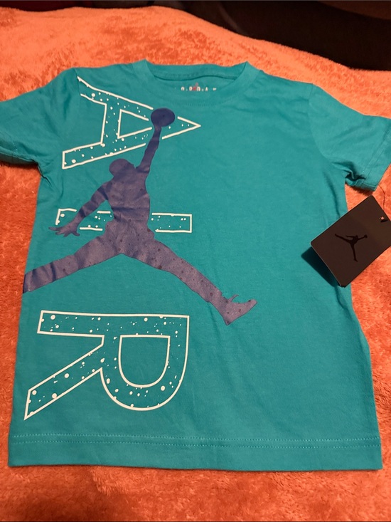 Jordan Other - Jordan Kids' Teal Graphic Jumpman T-Shirt boys xs 4 new